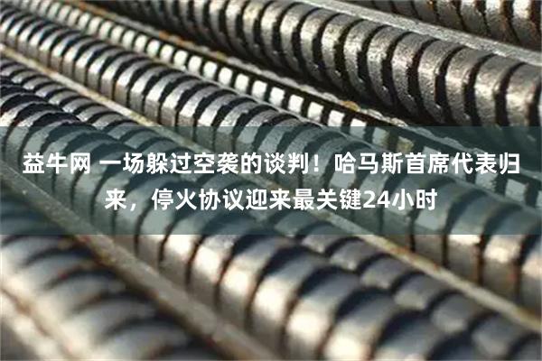 益牛网 一场躲过空袭的谈判！哈马斯首席代表归来，停火协议迎来最关键24小时