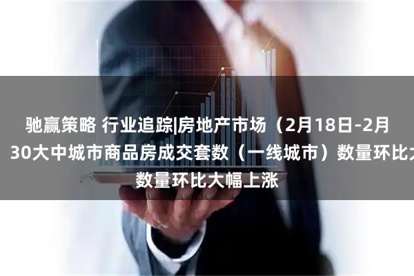 驰赢策略 行业追踪|房地产市场（2月18日-2月24日）：30大中城市商品房成交套数（一线城市）数量环比大幅上涨