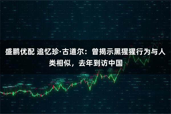 盛鹏优配 追忆珍·古道尔：曾揭示黑猩猩行为与人类相似，去年到访中国