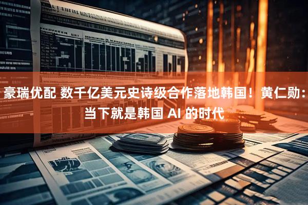 豪瑞优配 数千亿美元史诗级合作落地韩国!黄仁勋:当下就是韩国 AI 的时代